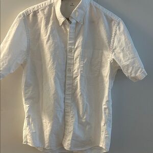 Muji Short Sleeve Button Down Shirt. Size Small